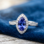 Blue Sapphire Marquise, 1.10ct