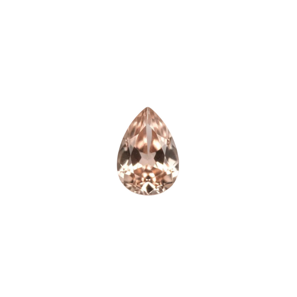 Orange Sapphire Pear, 1.50ct