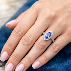 Blue Sapphire Marquise, 1.10ct