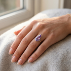 Ceylon Purple Sapphire Pear, 1.86ct