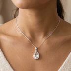 Ceylon White Sapphire Pear, 1.60ct