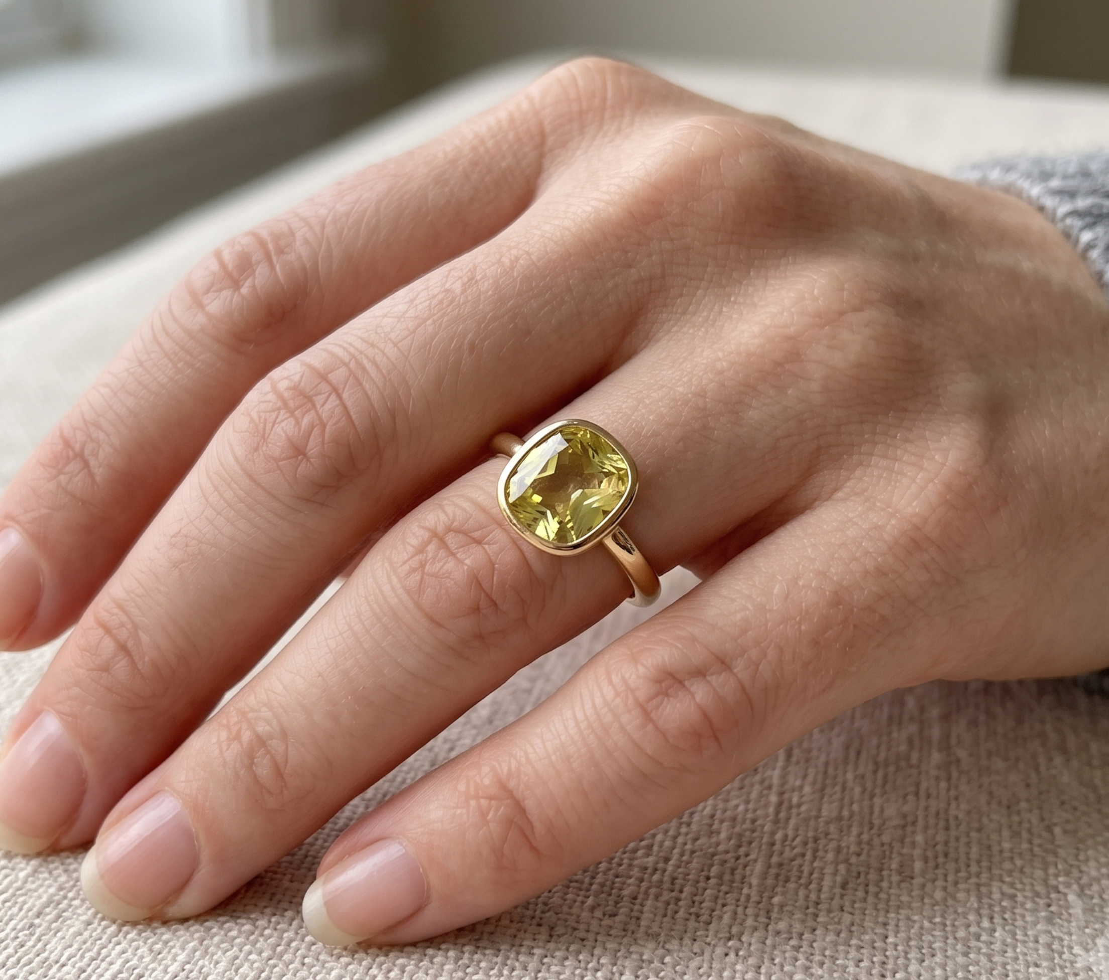 Unheated Yellow Sapphire, 1.58ct