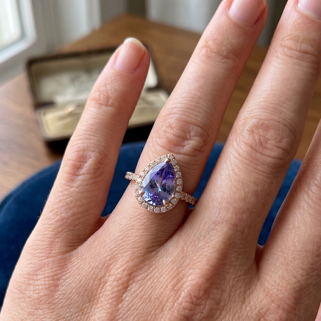 Unheated Violet Sapphire, 2.15ct