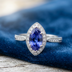 Blue Sapphire Marquise, 1.10ct