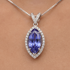 Ceylon Blue Sapphire Marquise, 1.24ct