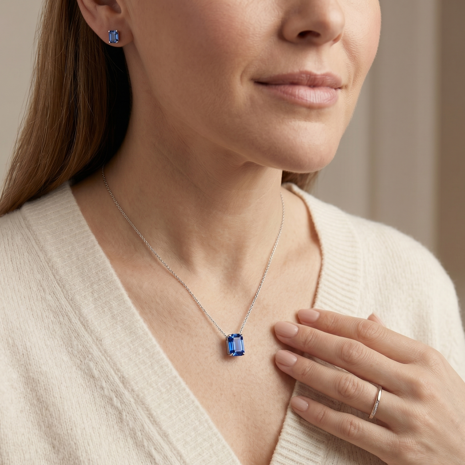 Ceylon Blue Sapphire Octagon, 1.40ct Main image