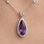 Ceylon Purple Sapphire Pear, 1.86ct