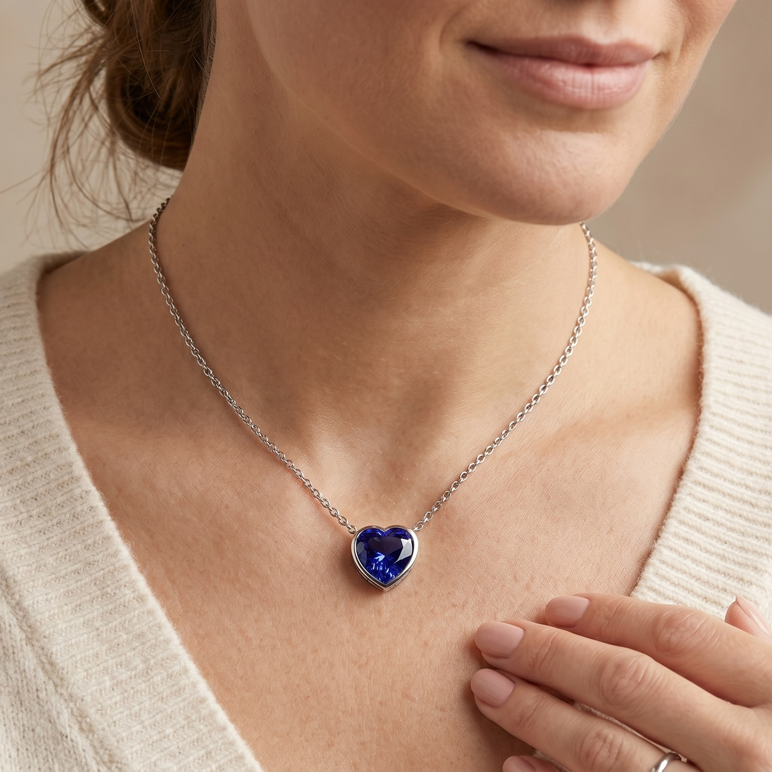 Ceylon Blue Sapphire Heart, 1.20ct Main image